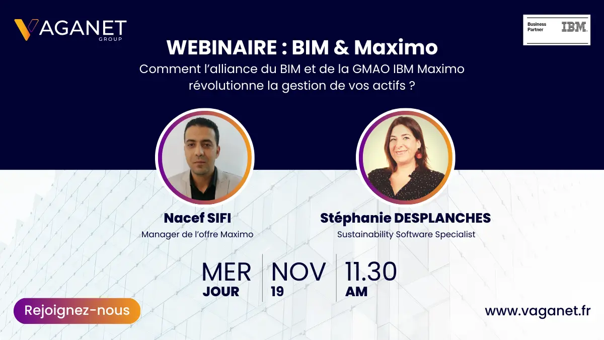 Webinaire - Comment l’alliance du BIM et de la GMAO IBM Maximo révolutionne la gestion de vos actifs